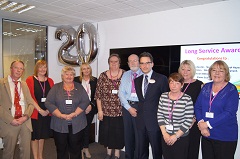 CIC staff celebrate 20 years