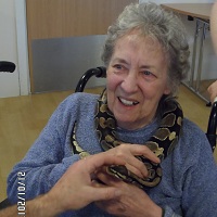 Residents with Home Safari animals