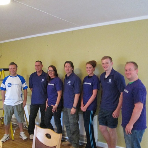 Care Home Welcomes GE Capital Volunteers