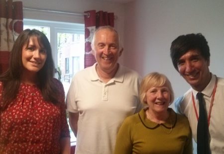 Lori Carnochan, Neil and Gwen Cockayne, and Wais Zamani squ