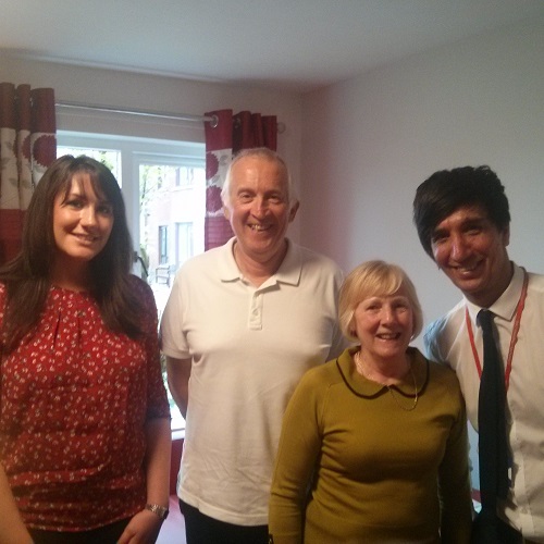 Lori Carnochan, Neil and Gwen Cockayne, and Wais Zamani squ