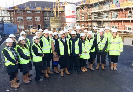 EachStep Blackburn Topping Out Ceremony - Cllr Mohammed Khan & Guests 100