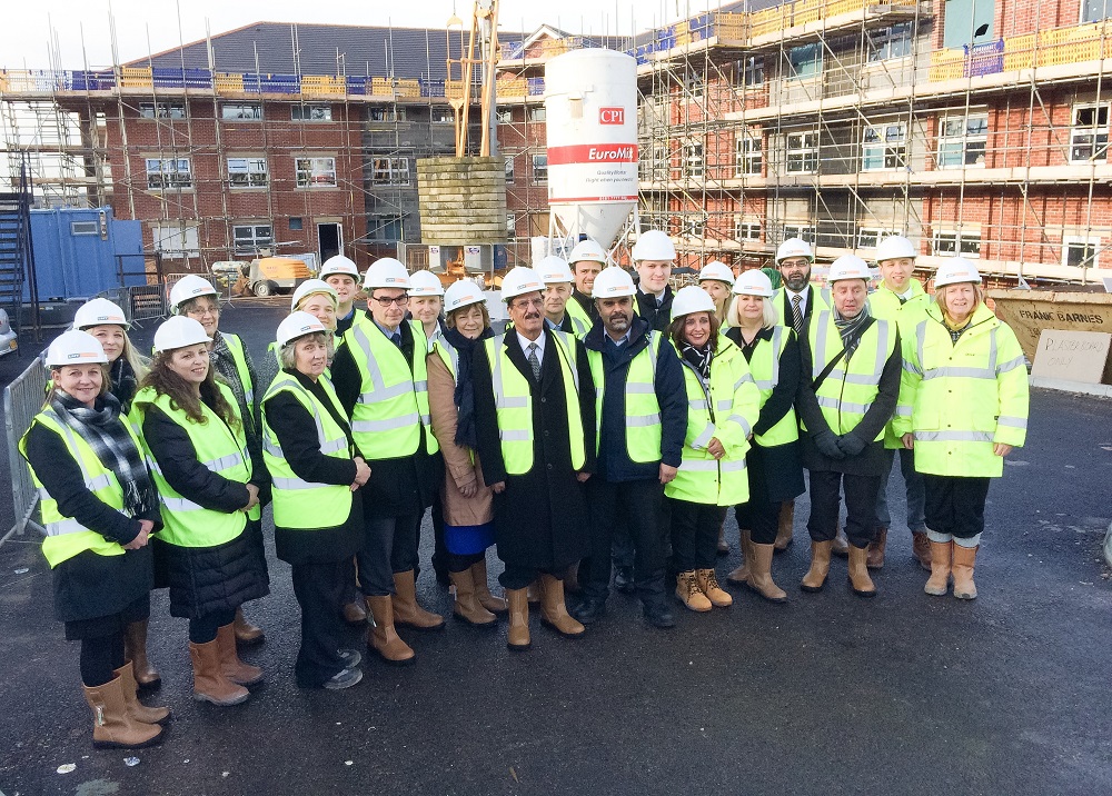 EachStep Blackburn Topping Out Ceremony - Cllr Mohammed Khan & Guests 100