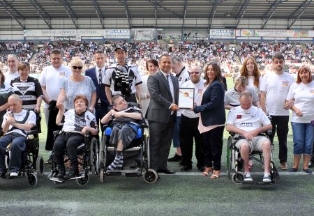 Widnes Vikings and Community Integrated Care Celebrate Partnership