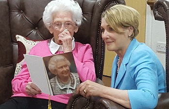 Lydia celebrates her 100th Birthday