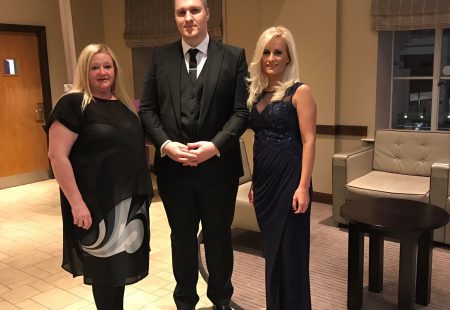 Sharon Eakins from Vocational Support with Community Integrated Care Colleagues Phil Benson and Jade Hennon