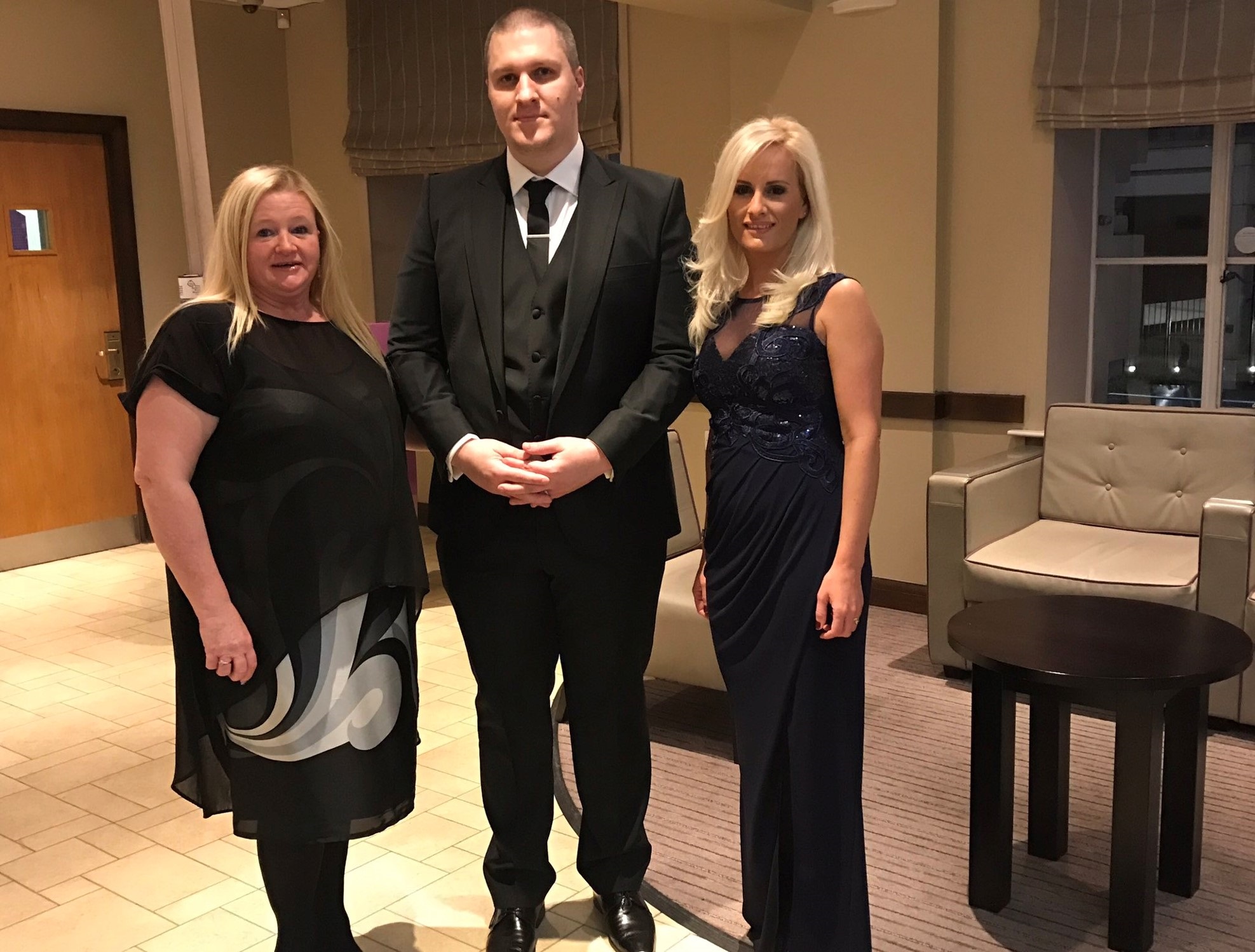 Sharon Eakins from Vocational Support with Community Integrated Care Colleagues Phil Benson and Jade Hennon