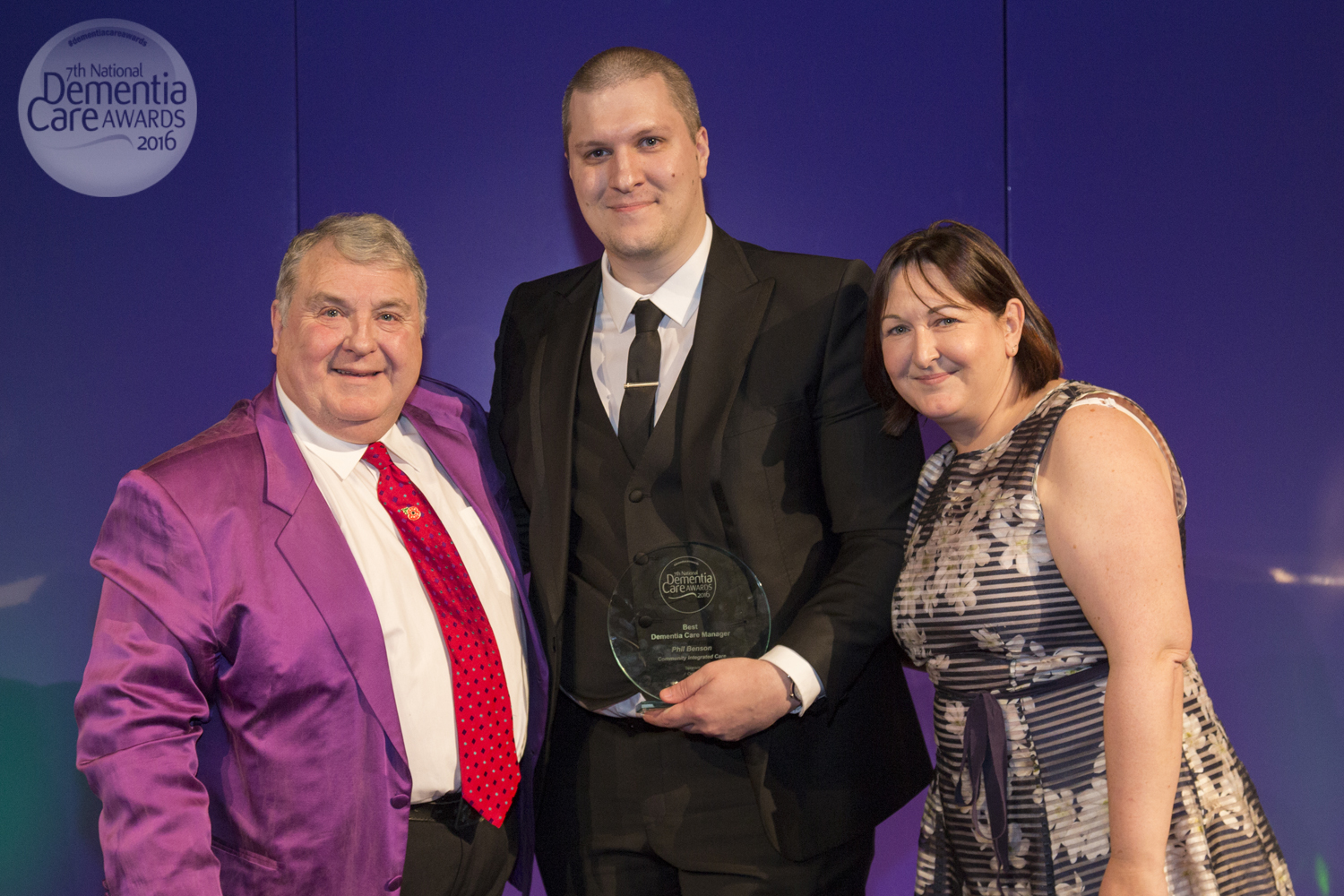 Phil Benson receives Best Dementia Care Home Award