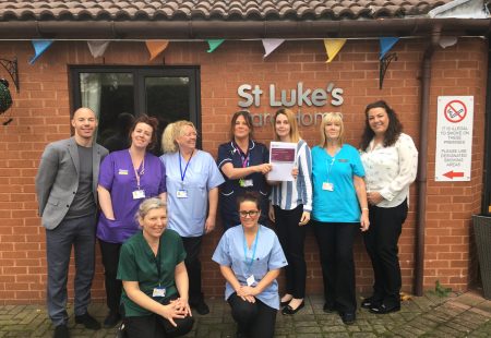 Paul Allam and the St Luke's Team