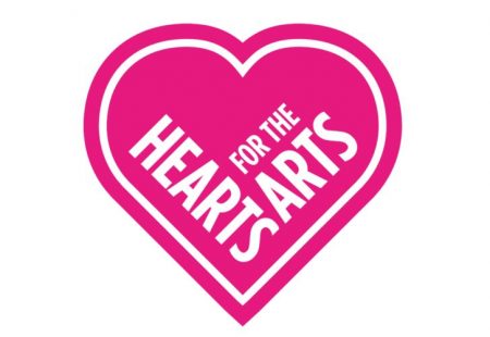 Hearts for the Arts logo