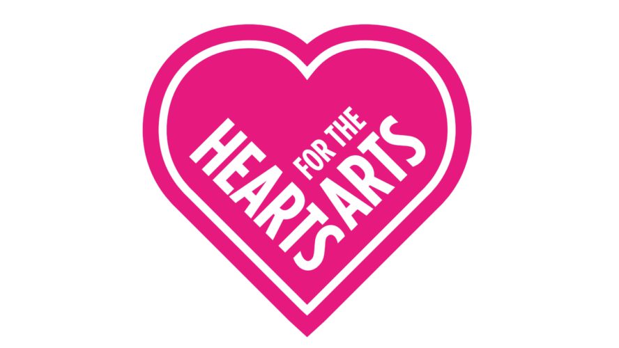 Hearts for the Arts logo