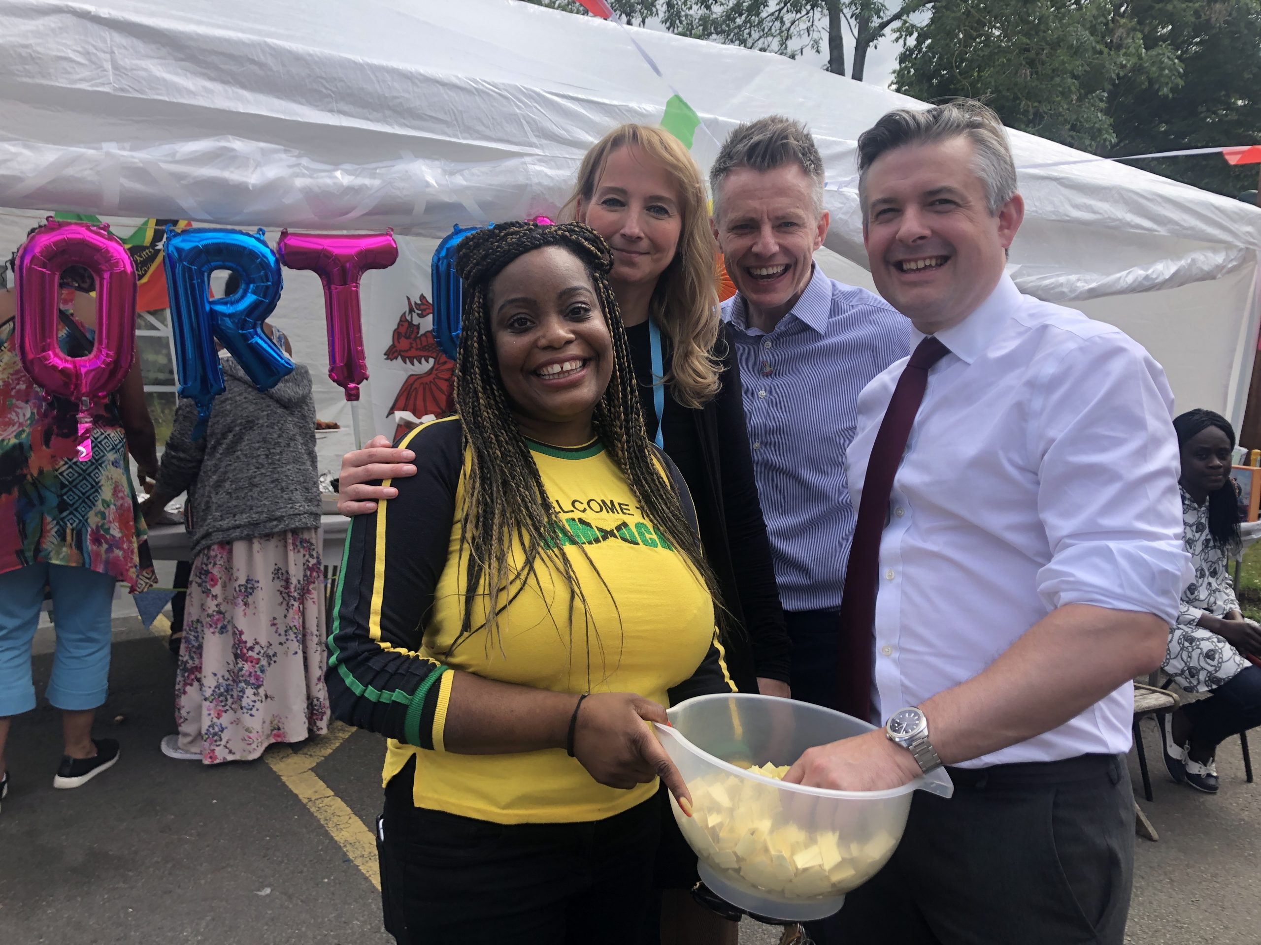 MP Jon Ashworth with Community Integrated Care Colleagues