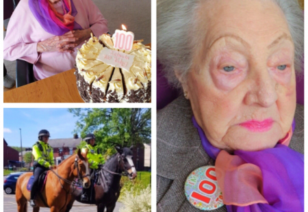 100th birthday ES Blackburn