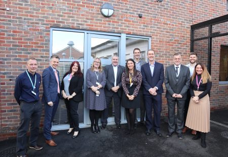 Greenacres launch opening with the Community Integrated Care team and Commissioners outside