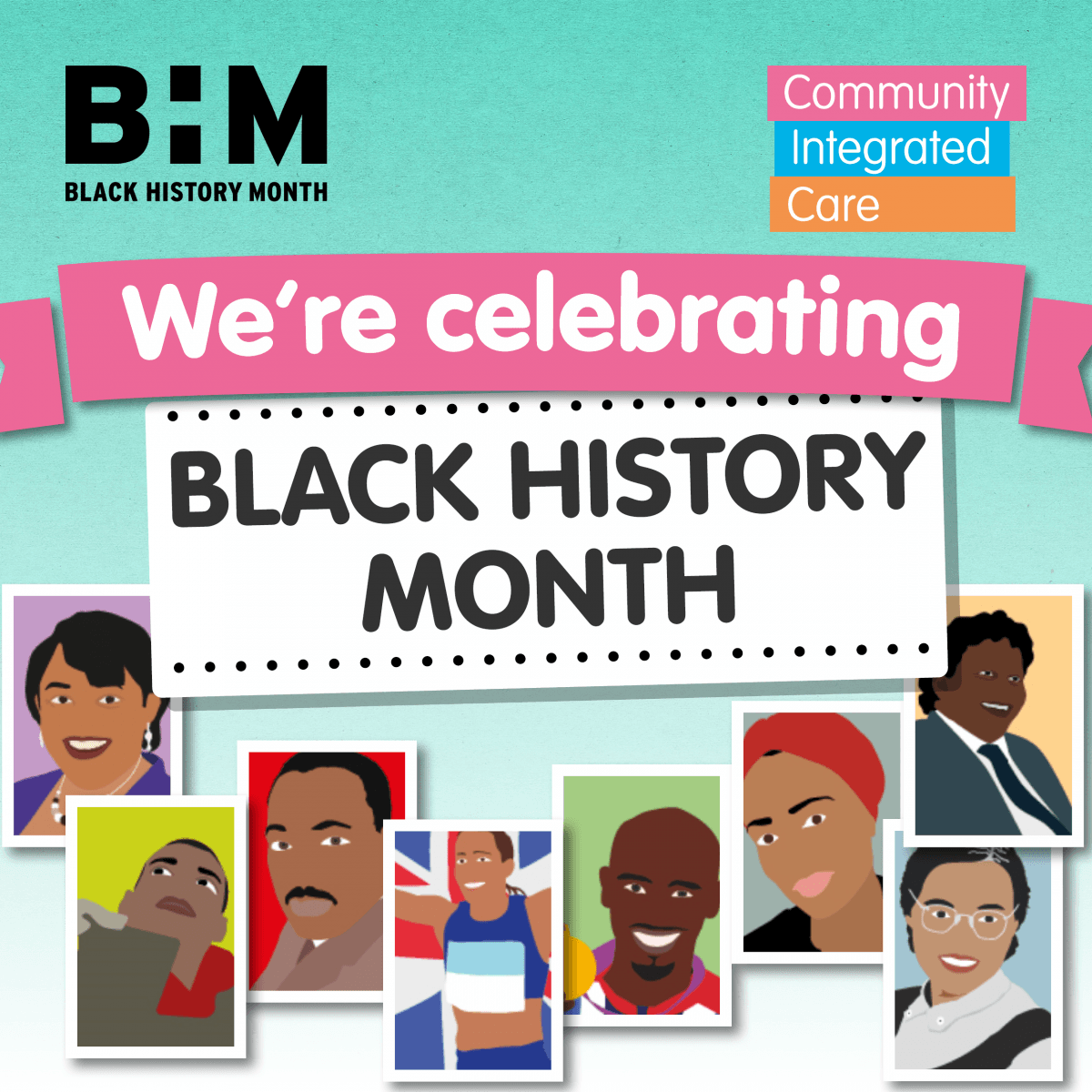 Black history month graphic