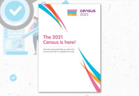 Front cover of the census guide for people supported