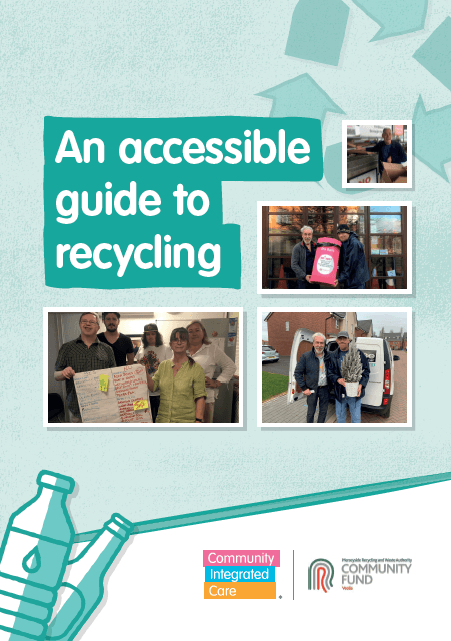 Front page of the accessible guide to recycling