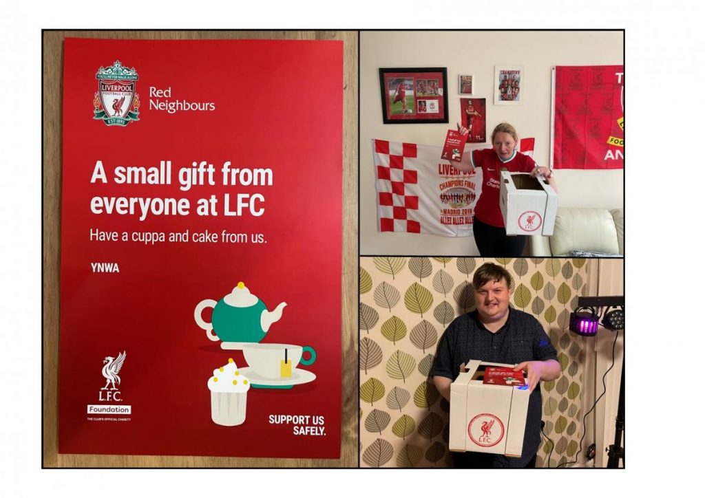 Photo collage LFC with people we support