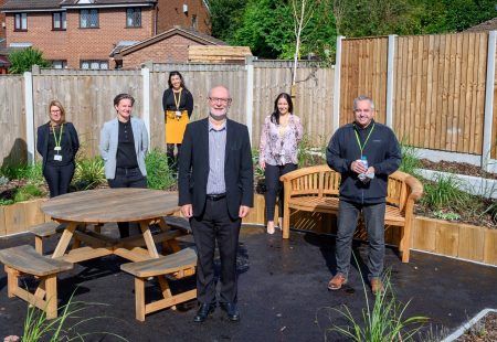 Group picture of partnership at Hyndelle lodge north west