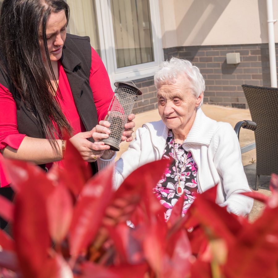 Person supported at extra care