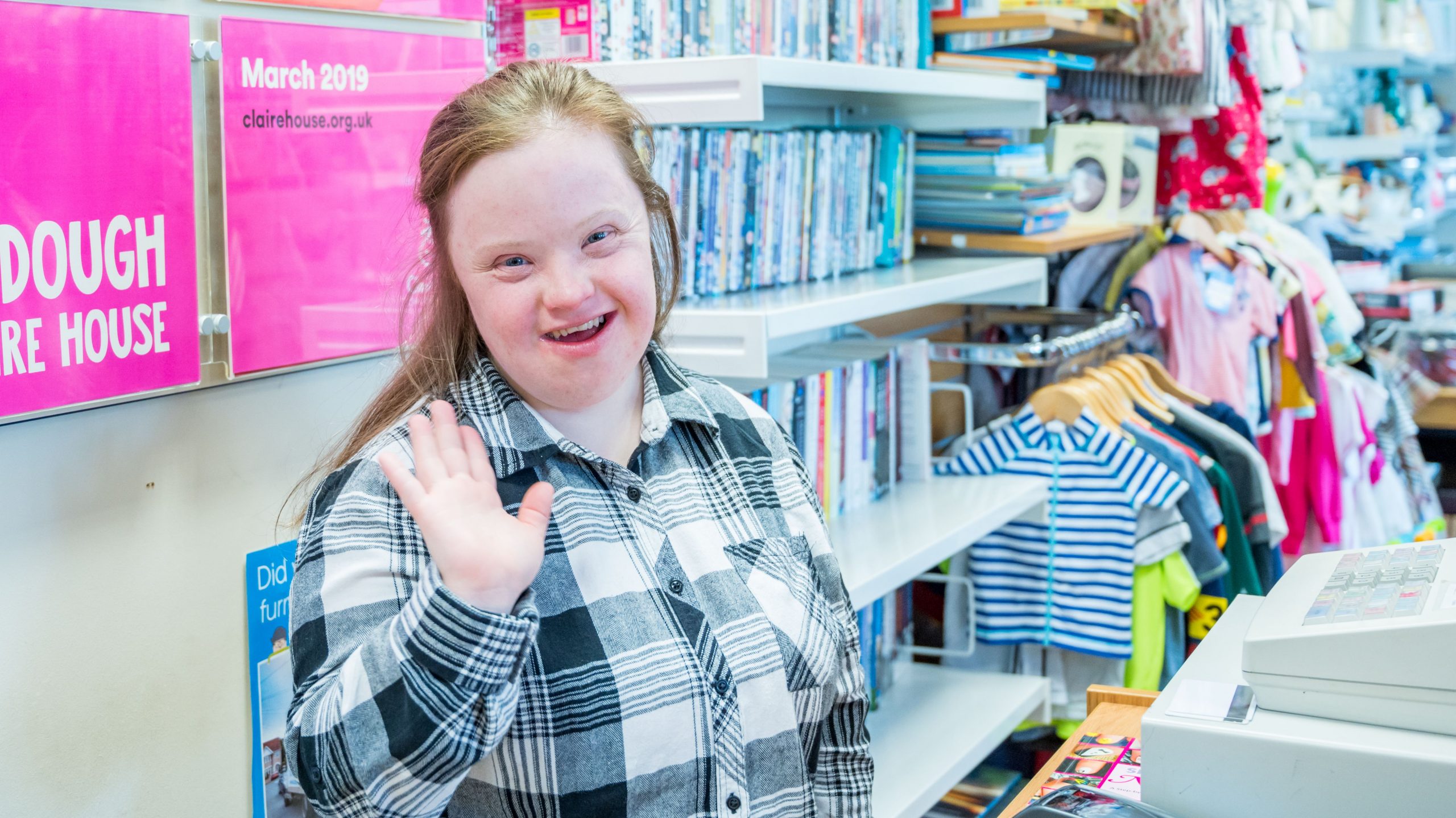 Social value and innovation hero - Amy working in claire house