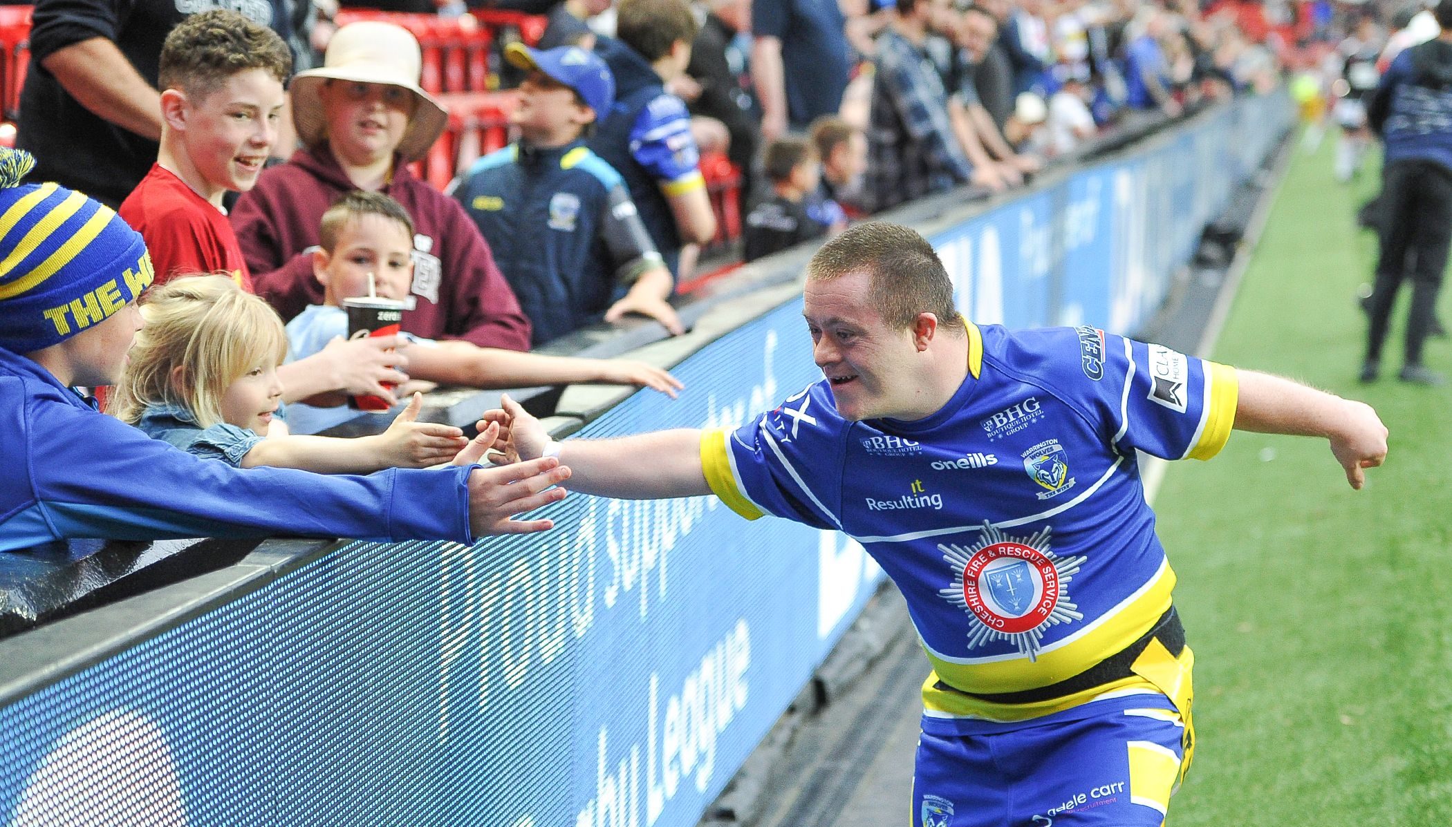 Learning disability super league star reaches out to fans at Anfield