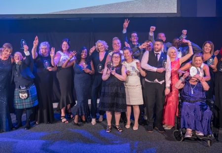 We Dare Awards group image celebrating, from one of the UK's largest health and social care charities
