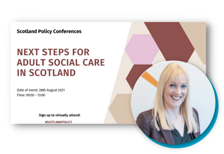 Karen Sheridan is presenting at the Next Steps for adult social care conference