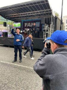 Media volunteer at Magic Weekend