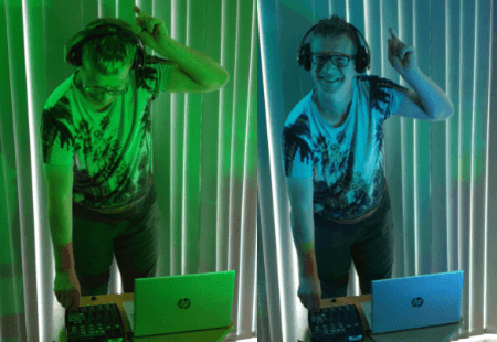 Gavin DJing