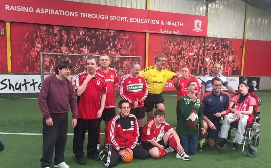 Middlesbrough football partner group shot