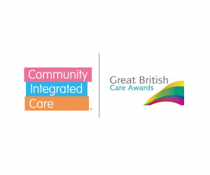 Community Integrated Care logo and Great British Care Awards logo