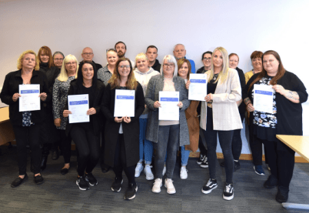 Highlands Services North celebrate a 'Very Good' Inspectorate Result