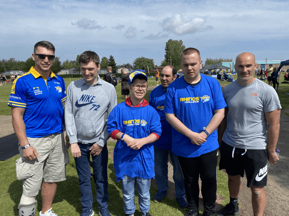 Inclusive Volunteers help Leeds Rhinos