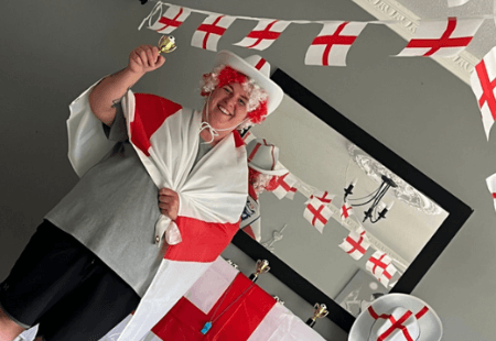 People we support celebrate the EURO win