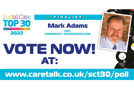 Vote for Mark Adams for Social Care Top 30