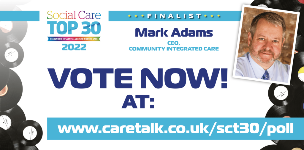 Vote for Mark Adams for Social Care Top 30