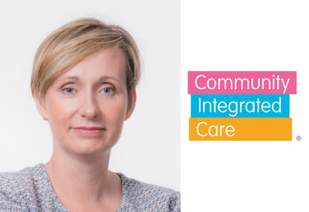 Teresa Exelby and Community Integrated Care's logo.