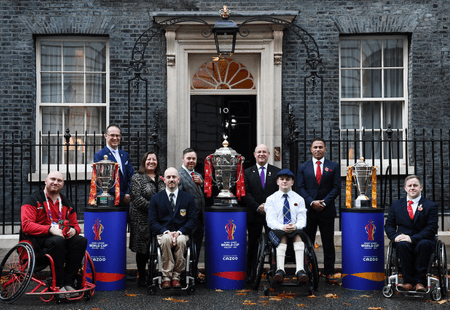 Championing inclusion in front on 10 Downing street