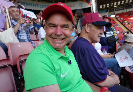 Inclusive Volunteer smiling at Euros Inclusive Volunteering event