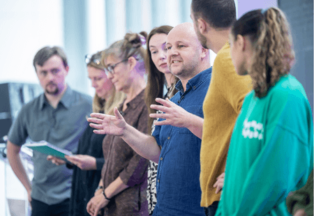 AFTA Thought team in performanc.