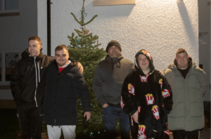 People supported at Brook Street celebrate their first Christmas