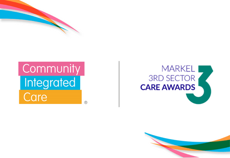Community Integrated Care Logo and Markel Third Sector Care Awards Logo