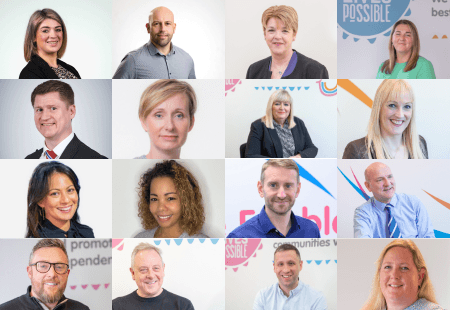 Executive team members from social care charity Community Integrated Care