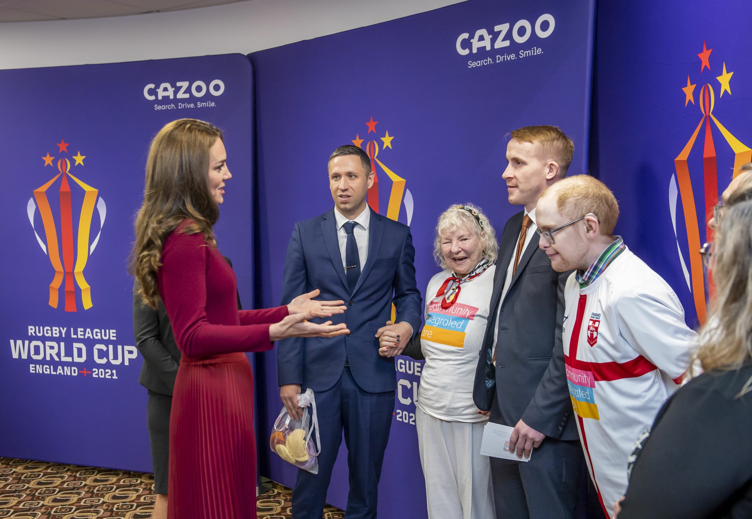 Colleagues and People We Support meeting the Princess of Wales