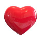 shiny red heart