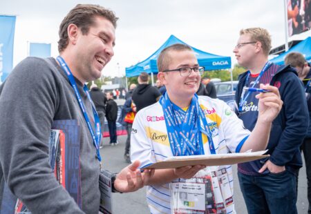 Community Integrated Care volunteers supporting Rugby Super League Grand Final Old Trafford