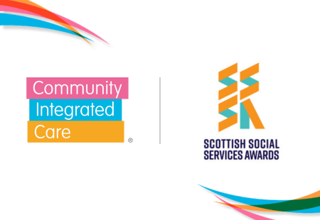 Community Integrated Care logo and Scottish Social Services Awards Logo