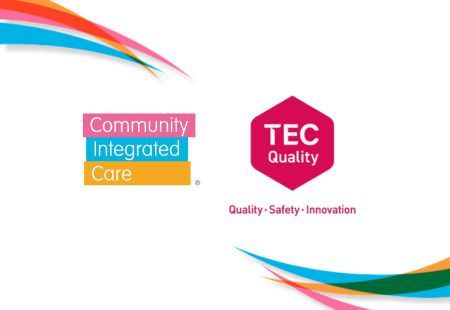 Community Integrated Care logo next to TEC Quality logo