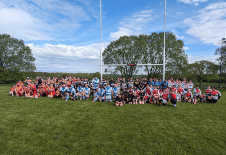 Group picture of all the teams involved in the festival.